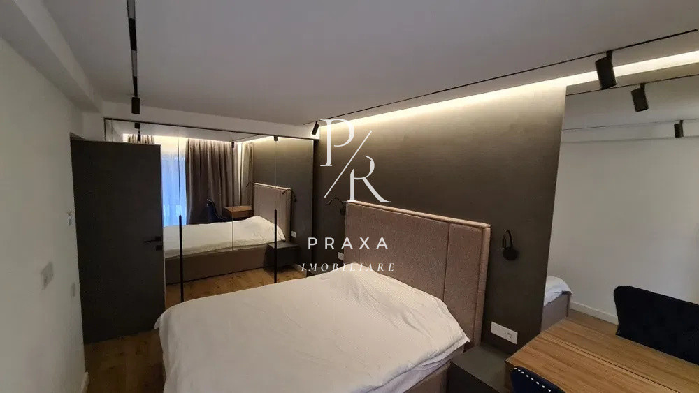 Apartament 2 camere, mobilat modern, gradina, parcare, zona Sub Cetate