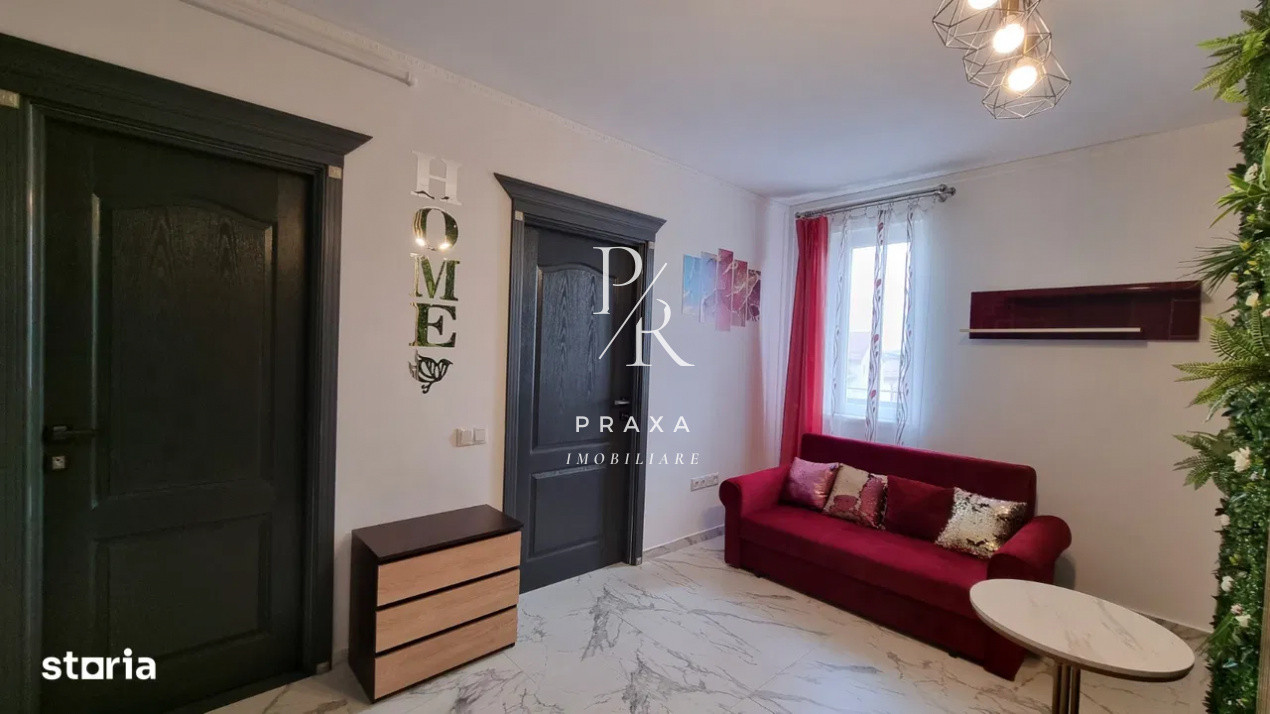 Apartament 2 camere cu terasa generoasa, mobilat, parcare, bloc nou, zona Terra!