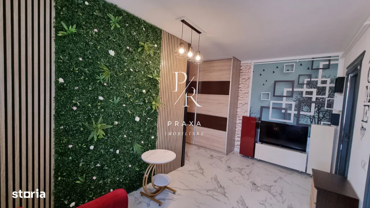Apartament 2 camere cu terasa generoasa, mobilat, parcare, bloc nou, zona Terra!