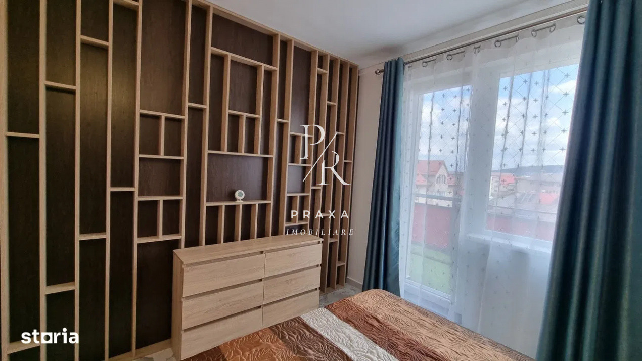 Apartament 2 camere cu terasa generoasa, mobilat, parcare, bloc nou, zona Terra!