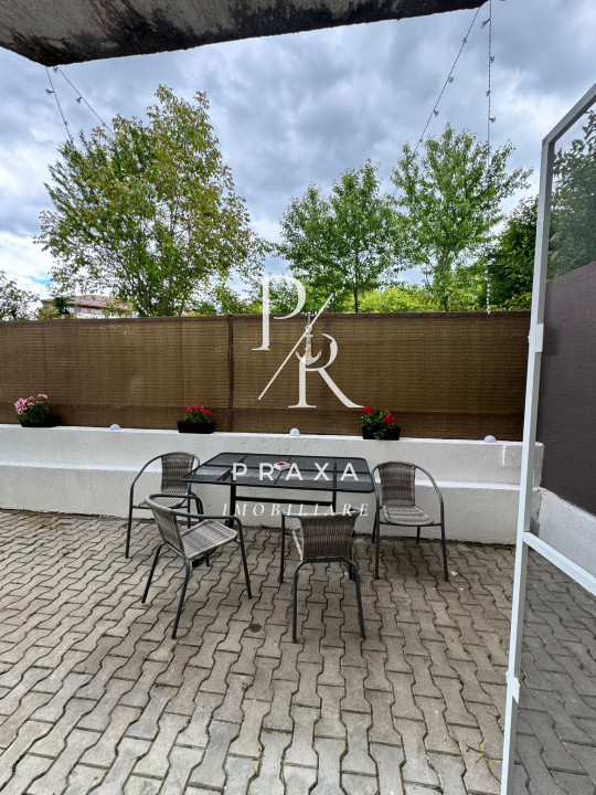 Apartament modern 2 camere cu gradina, mobilat, parcare, zona Negoiu-Manastur!