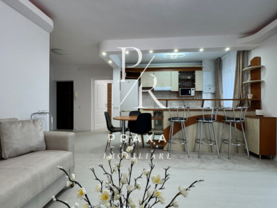 Apartament modern 2 camere cu gradina, mobilat, parcare, zona Negoiu-Manastur!