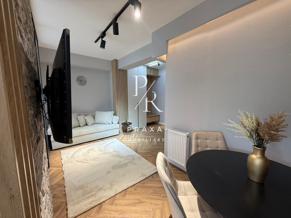 Apartament 2 camere, 37 mp, mobilat utilat, bloc nou, parcare, zona Terra!