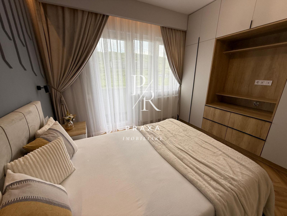 Apartament 2 camere, 37 mp, mobilat utilat, bloc nou, parcare, zona Terra!