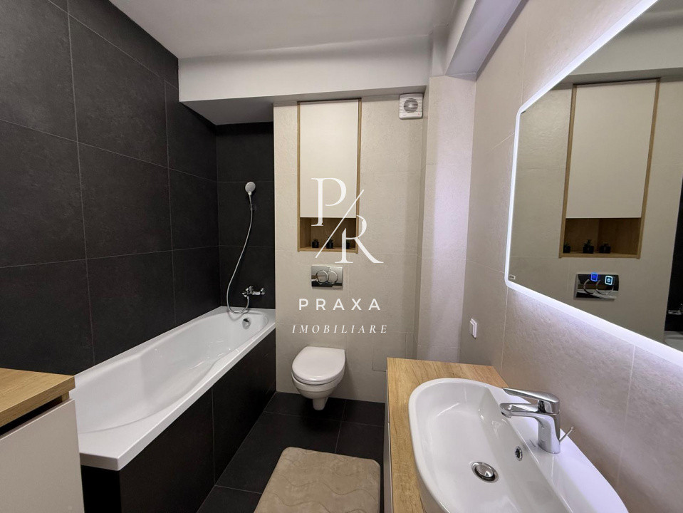Apartament 2 camere, 37 mp, mobilat utilat, bloc nou, parcare, zona Terra!