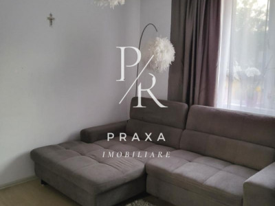 Aparament 3 camere 61 mp,mobilat, parcare, gradina 120 mp zona Eroilor