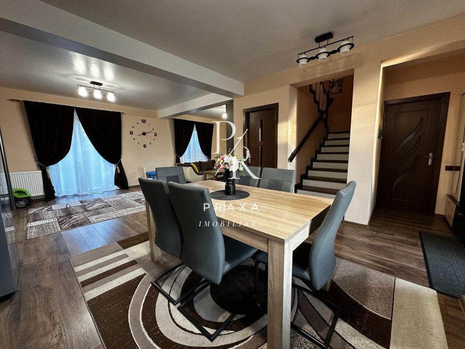 Casa tip Duplex Ultramoderna, P+1, mobilata-utilata, 4 camere, zona RAR-Floresti