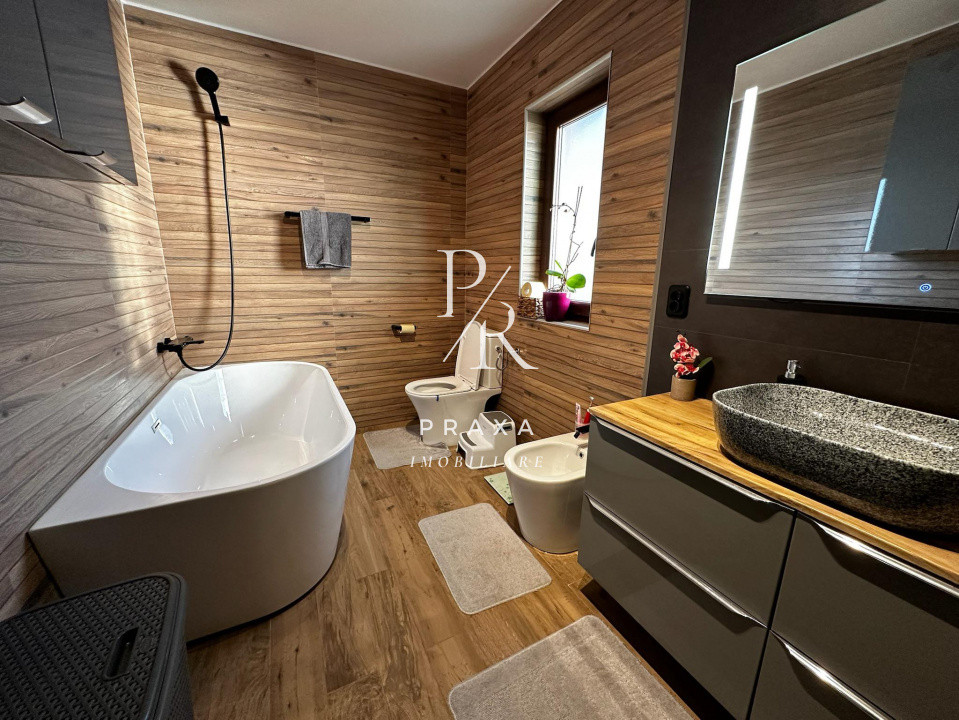 Casa tip Duplex Ultramoderna, P+1, mobilata-utilata, 4 camere, zona RAR-Floresti