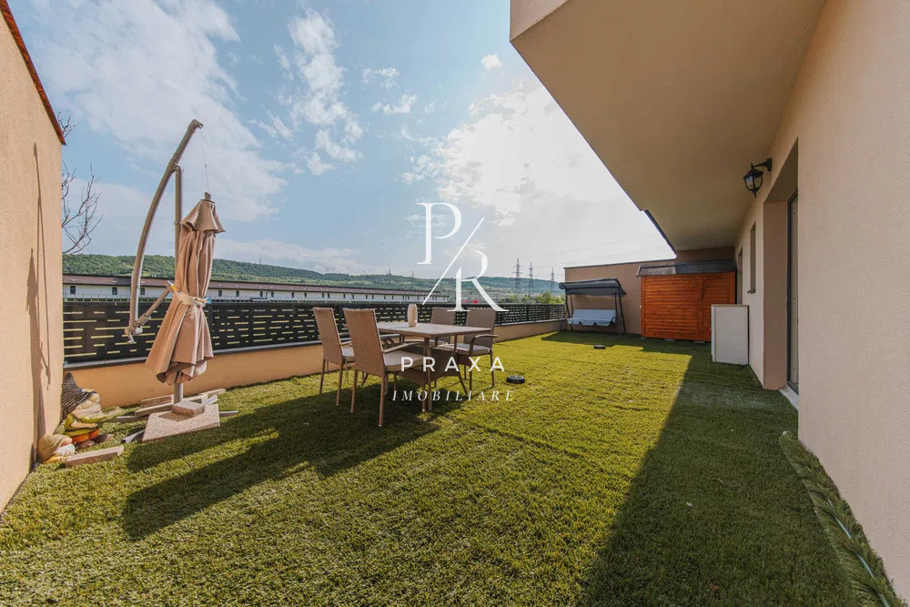 Apartament modern 2 camere, terasa 50mp, bloc nou, mobilat utilat, zona Terra!