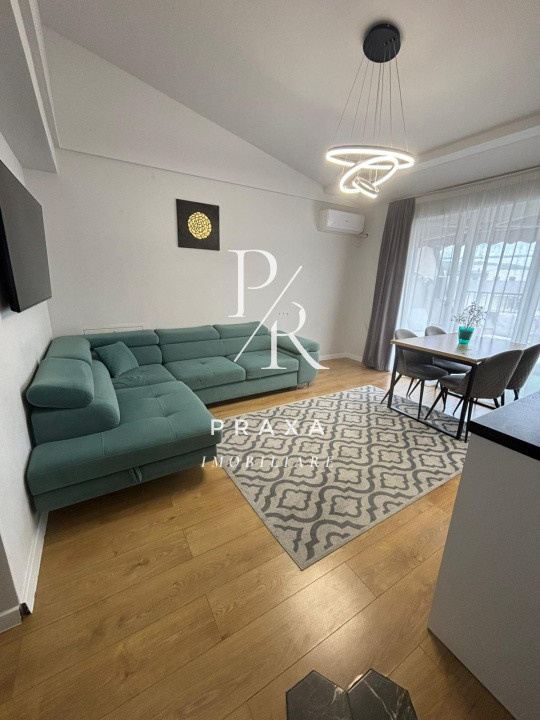 Apartament 3 camere, finisat, mobilat, modern, terasa generoasa, zona Cetatii