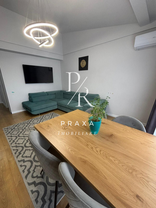 Apartament 3 camere, finisat, mobilat, modern, terasa generoasa, zona Cetatii