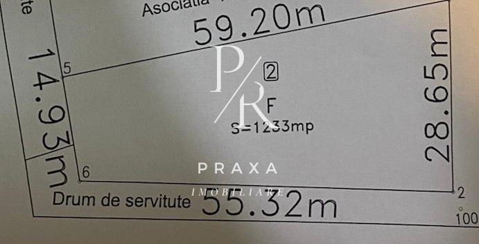 Teren de vanzare 1233 mp in Valea Seaca!