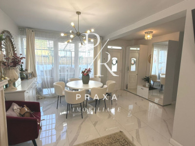 Casa cuplata, 175 mp utili + 250 teren, situata la liziera padurii in Floresti