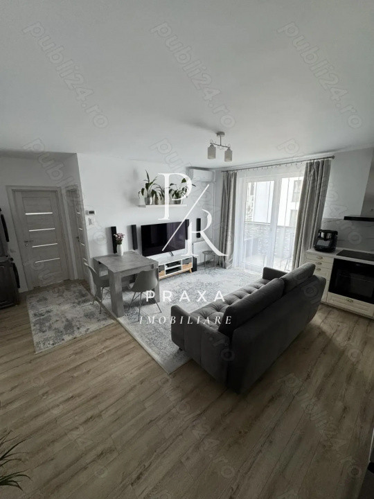 Apartament 3 camere , 61 mp , mobilat modern, Eroilor Floresti!