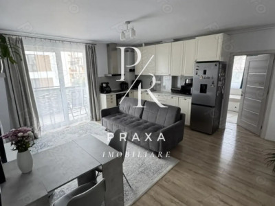 Apartament 3 camere , 61 mp , mobilat modern, Eroilor Floresti!