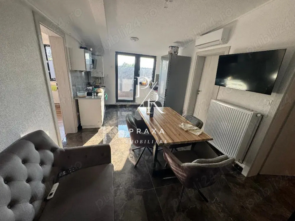 Apartament 3 camere , 50 mp , mobilat +parcare+ terasa , Colinei Cluj!