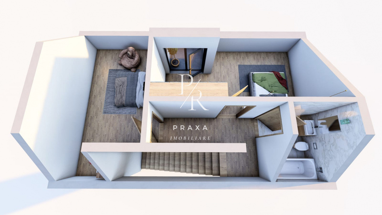 Apartament 100 mp ,gradina 32 mp ,semifinisat, parcare inclusa ,zona Marasti!