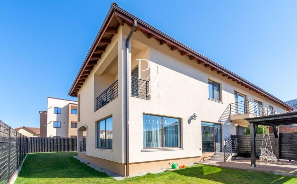 Casa de inchiriat, complet mobilata, 110mp, gradina, 2 parcari, strada Florilor!
