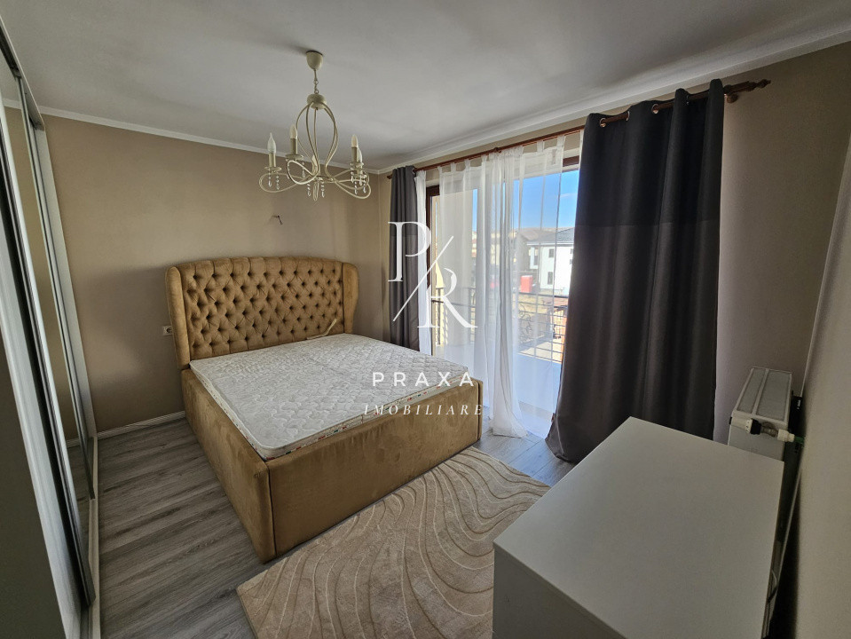 Casa de inchiriat, complet mobilata, 110mp, gradina, 2 parcari, strada Florilor!