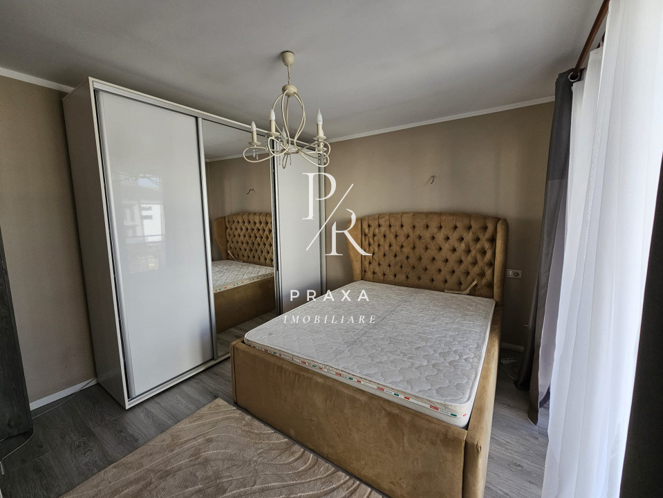 Casa de inchiriat, complet mobilata, 110mp, gradina, 2 parcari, strada Florilor!