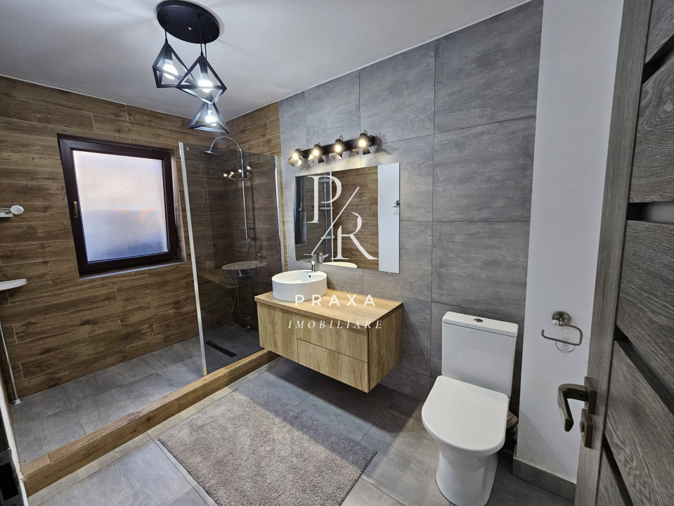 Casa de inchiriat, complet mobilata, 110mp, gradina, 2 parcari, strada Florilor!