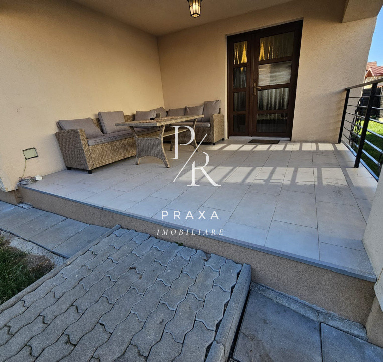 Casa de inchiriat, complet mobilata, 110mp, gradina, 2 parcari, strada Florilor!