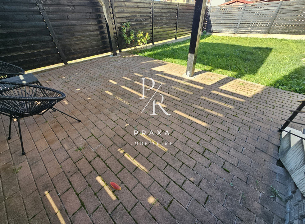 Casa de inchiriat, complet mobilata, 110mp, gradina, 2 parcari, strada Florilor!