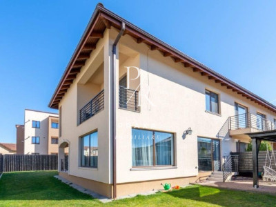 Casa de inchiriat, complet mobilata, 110mp, gradina, 2 parcari, strada Florilor!