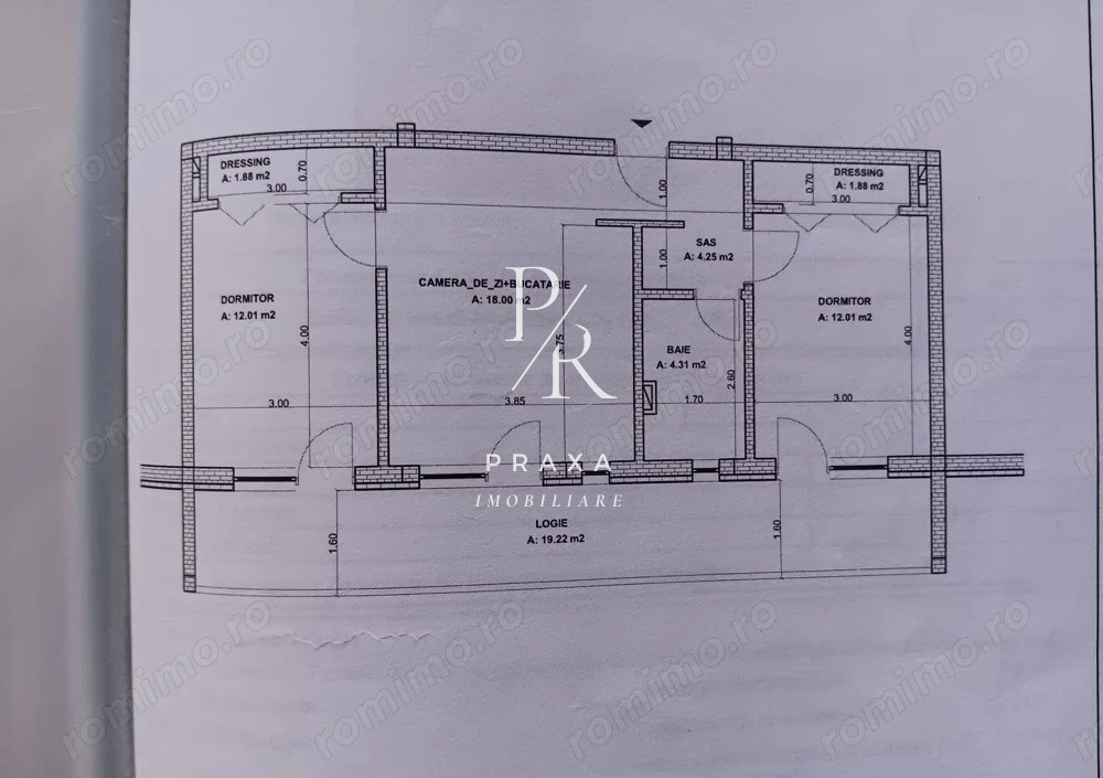 Apartament de vanzare 3 camere, 54 mp, zona str. Tăuțului/ parcul Poligonului!