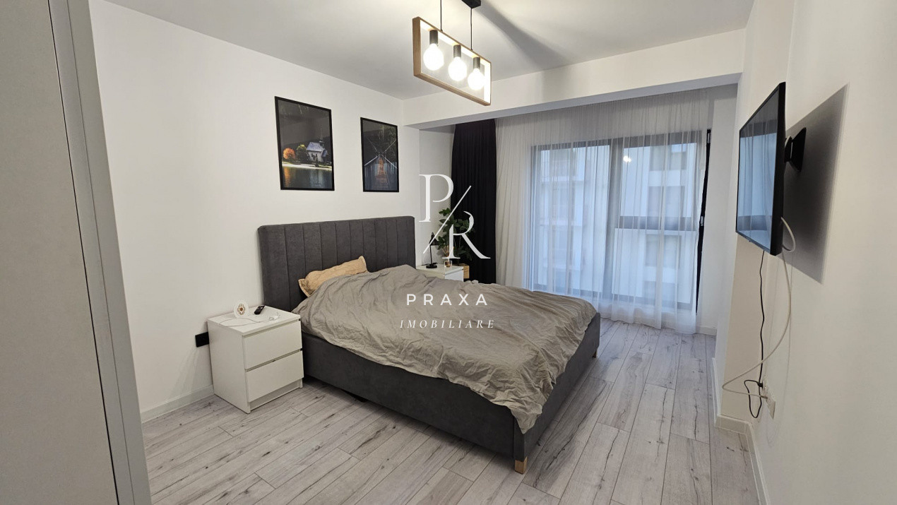 Apartament 2 camere, 54mp, balcon, garaj, LIFT, mobilat modern, zona BMW