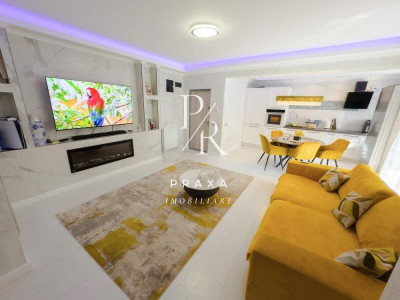 Apartament de vanzare, 3 camere, 70 mp, gradina 125, mobilat complet, zona BMW!