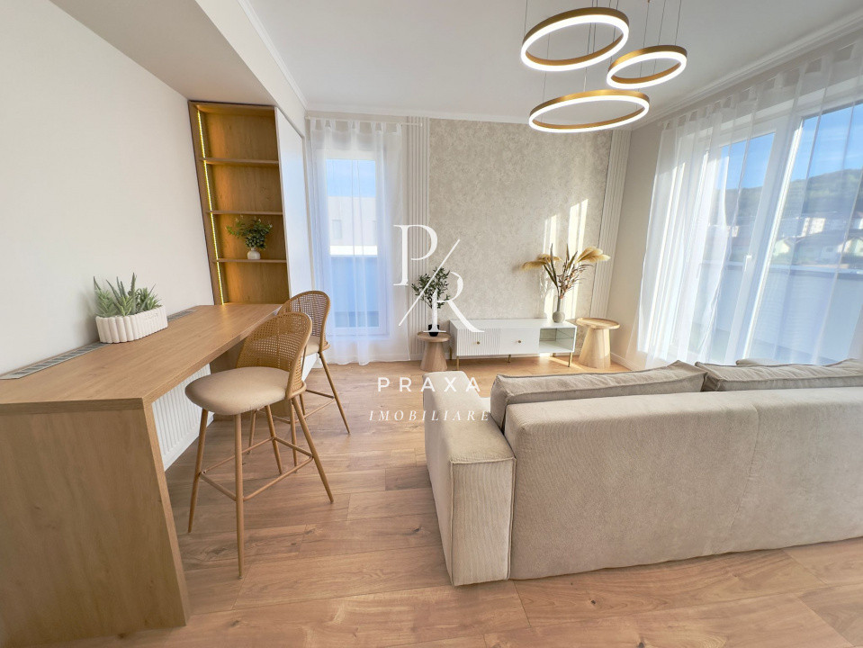Apartament 3 camere, 38 mp, terasa 25 mp, parcare optionala, zona Terra!