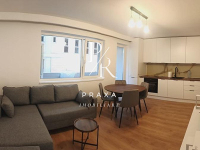 Apartament 2 camere , 45 mp+balcon +gradina , mobilat+parcare, Floresti !