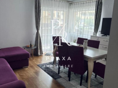 Apartament 2 camere decomandat, 61 mp+16mp balcoane ,mobilat+parcare , Floresti!