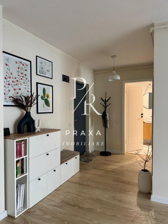 Apartament 2 camere, 54mp, balcon, garaj, LIFT, mobilat modern, zona Metro