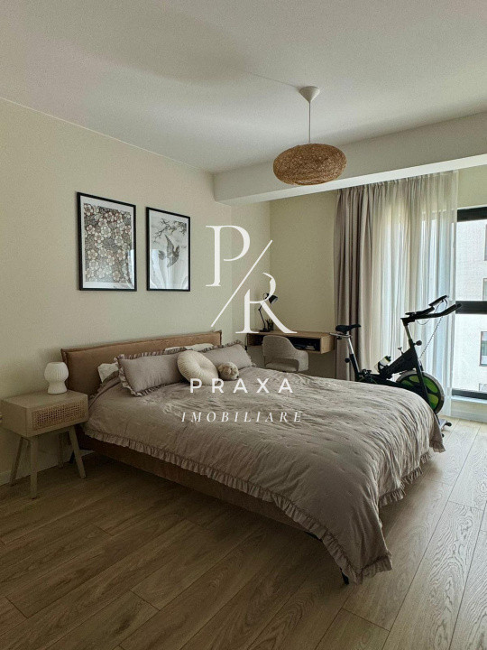 Apartament 2 camere, 54mp, balcon, garaj, LIFT, mobilat modern, zona Metro