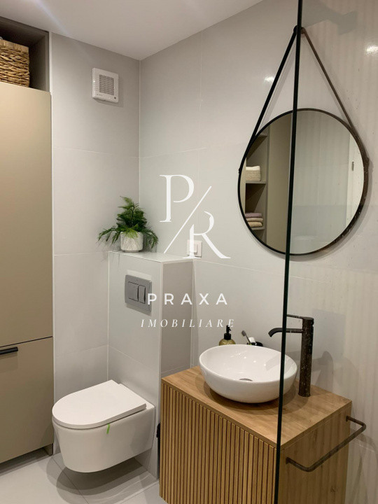 Apartament 2 camere, 54mp, balcon, garaj, LIFT, mobilat modern, zona Metro