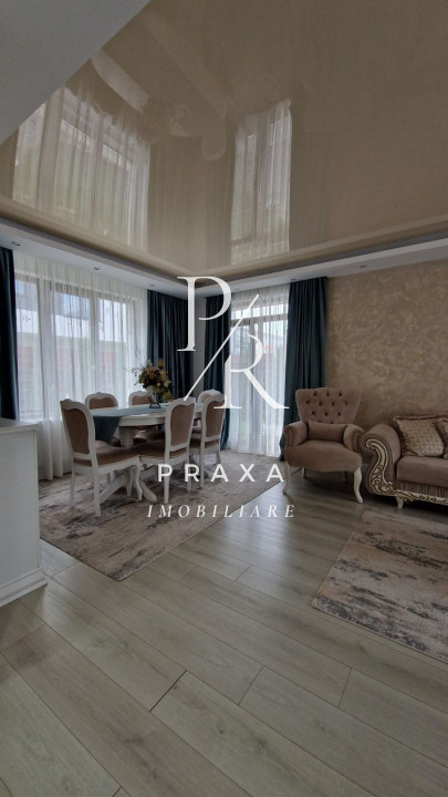 Duplex, 5 camere de inchiriat, 120mp, panouri solare, 3 parcari, zona Terra!