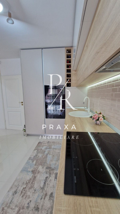 Duplex, 5 camere de inchiriat, 120mp, panouri solare, 3 parcari, zona Terra!