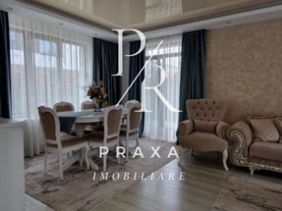 Duplex, 5 camere de inchiriat, 120mp, panouri solare, 3 parcari, zona Terra!