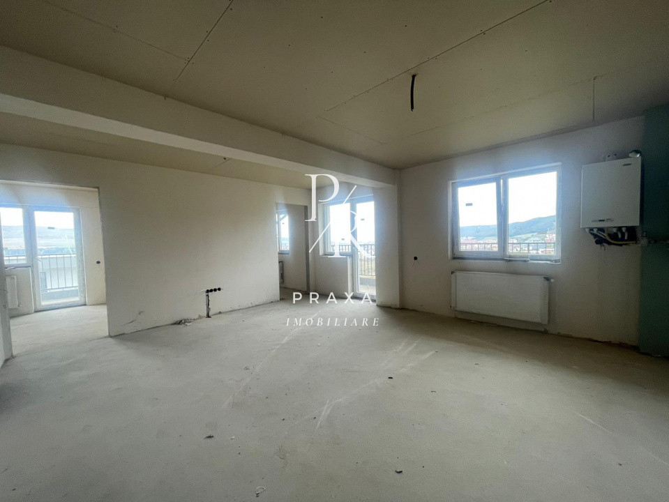 Apartament 3 camere de vanzare semifinisat, parcare subterana!