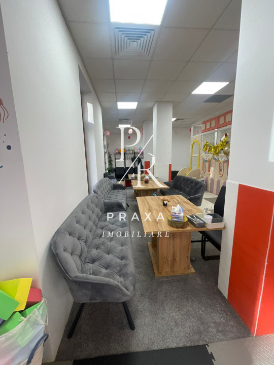 Spatiu comercial 131 mp, 3 parcari, gata echipat, se vinde cu tot cu afacere!