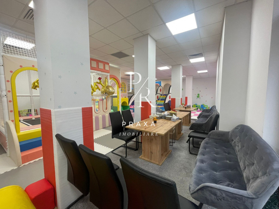 Spatiu comercial 131 mp, 3 parcari, gata echipat, se vinde cu tot cu afacere!