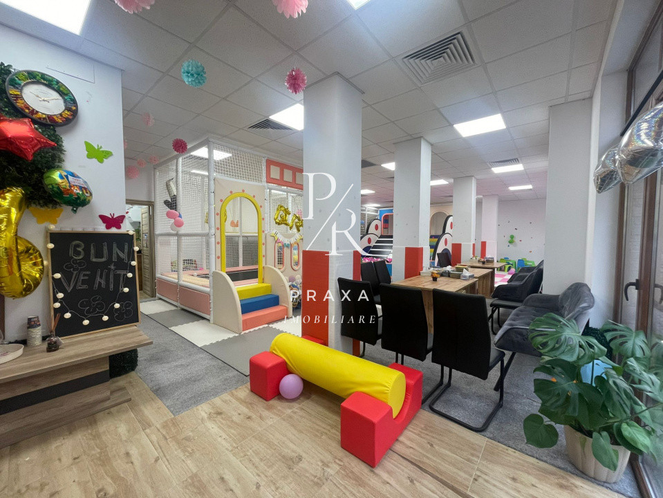 Spatiu comercial 131 mp, 3 parcari, gata echipat, se vinde cu tot cu afacere!