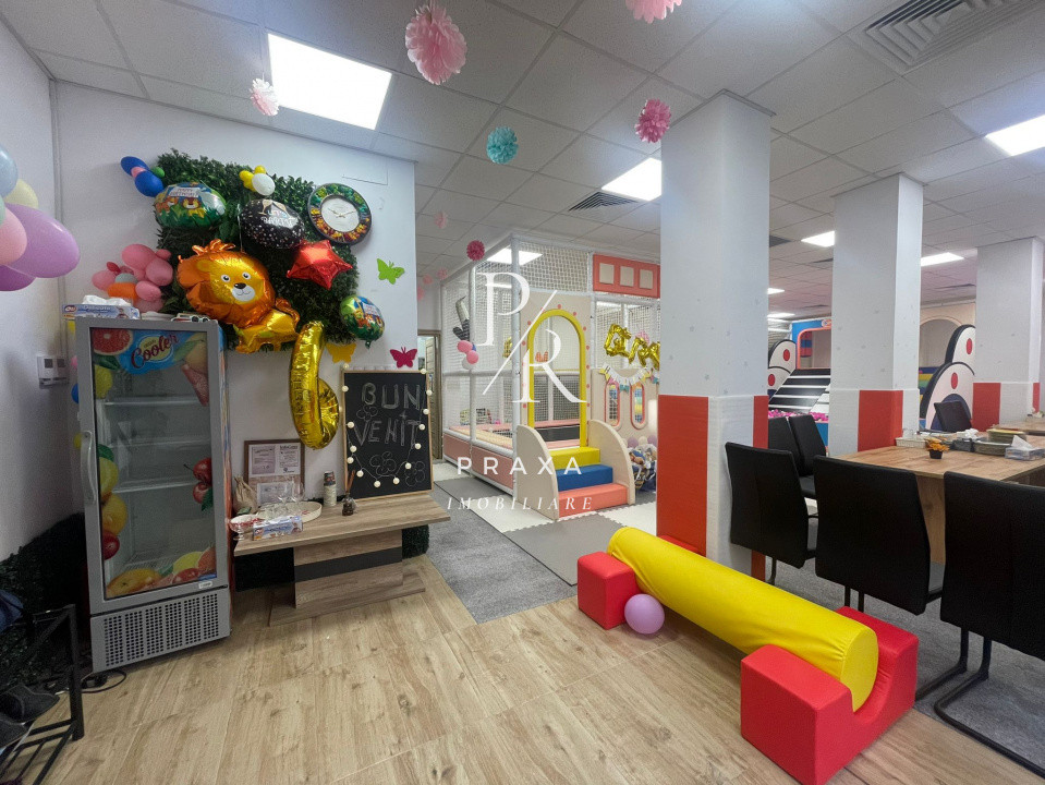 Spatiu comercial 131 mp, 3 parcari, gata echipat, se vinde cu tot cu afacere!