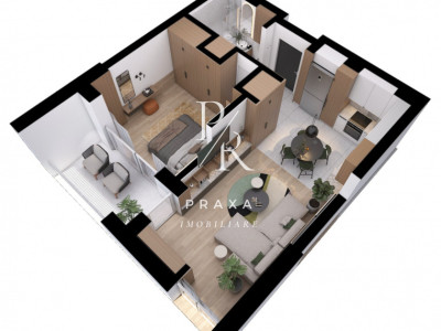 Apartament de vanzare 2 camere, zona Bmw, parcare subterana!