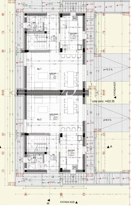 Casa tip DUPLEX, 200mp, gradina, garaj, semifinisata, zona strada Eroilor!