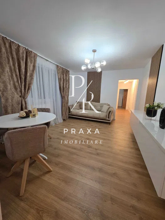 Apartament 3 camere, 70mp, balcon, boxa mobilat complet modern, zona Primaverii!