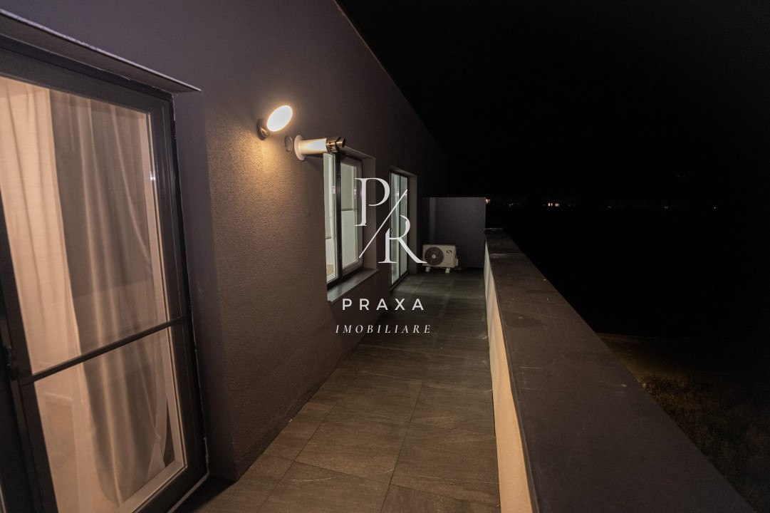 Apartament 2 camere decomandate, 52 mp+terasa, mobilat modern ,Terra Floresti!