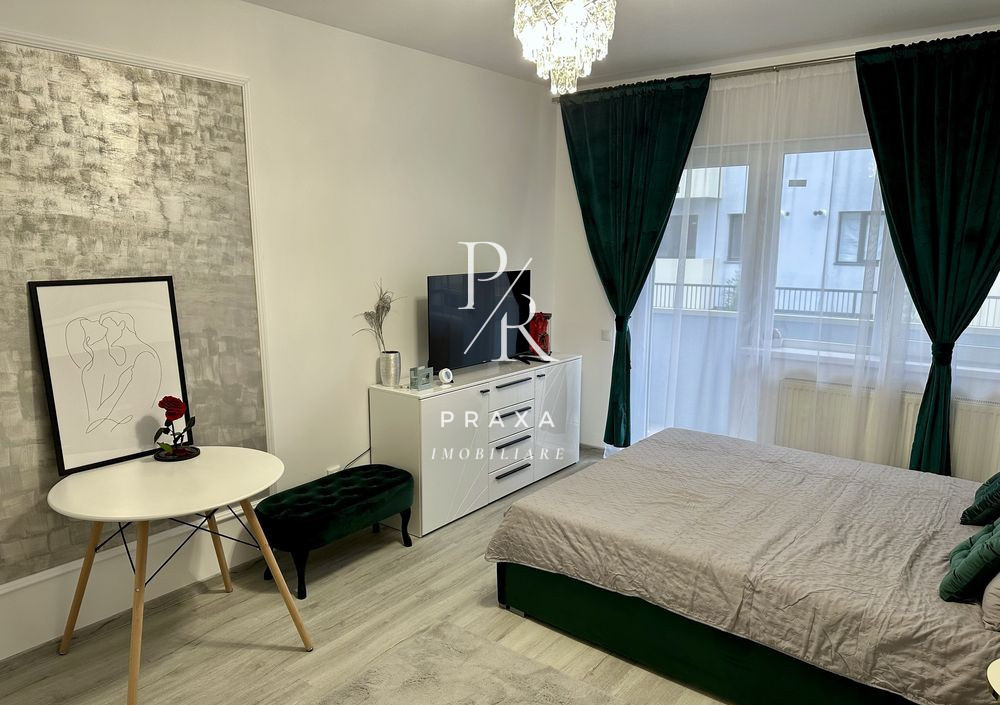 Apartament de vanzare, 37 mp, balcon, mobilat complet, parcare, zona Terra